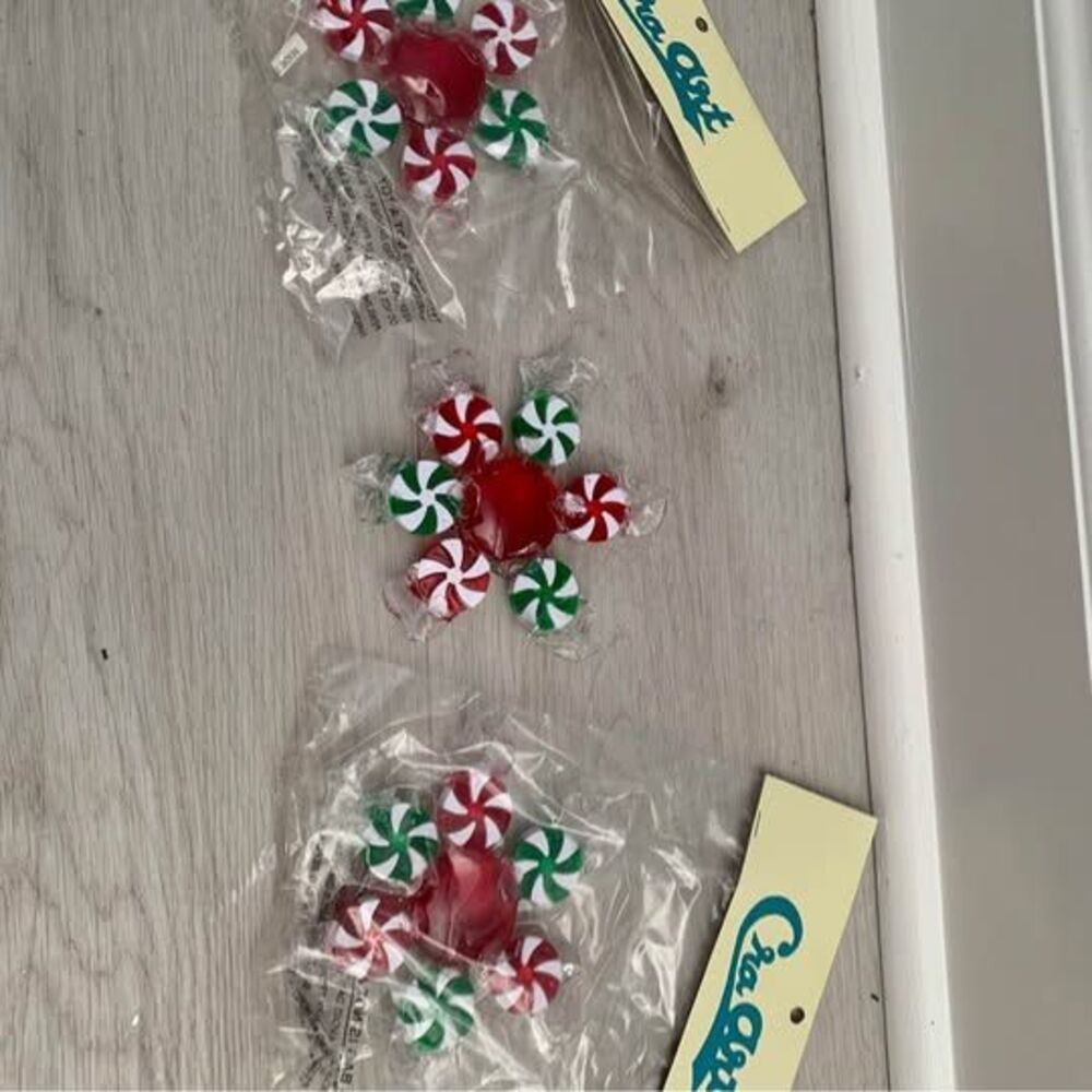 Cra-Z-Art Peppermint Candy Christmas Ornaments